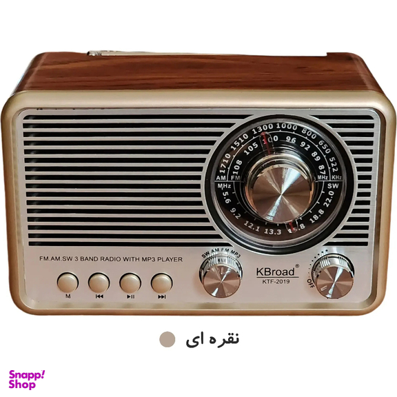 اسپیکر رادیویی بی سیم قابل حمل کی برود مدل KTF-2019