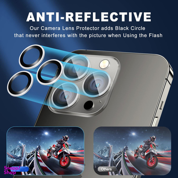 محافظ لنز دوربین اپیکوی مدل HD-ColorLenz مناسب برای گوشی موبایل اپل Iphone 14 Pro Max / 14 Pro