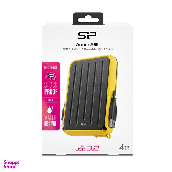 هارد اکسترنال سیلیکون پاور مدل Armor A66 ظرفیت 4 ترابایت