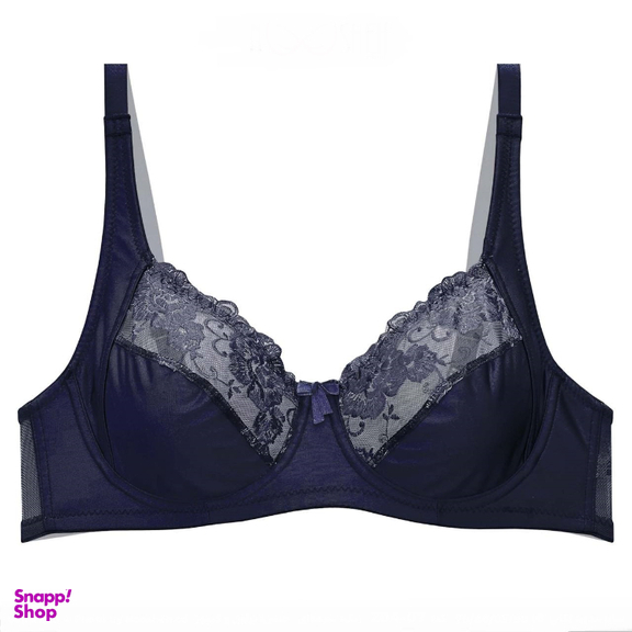 سوتین زنانه نوشه پوش کد 20407 رنگ سرمه ای