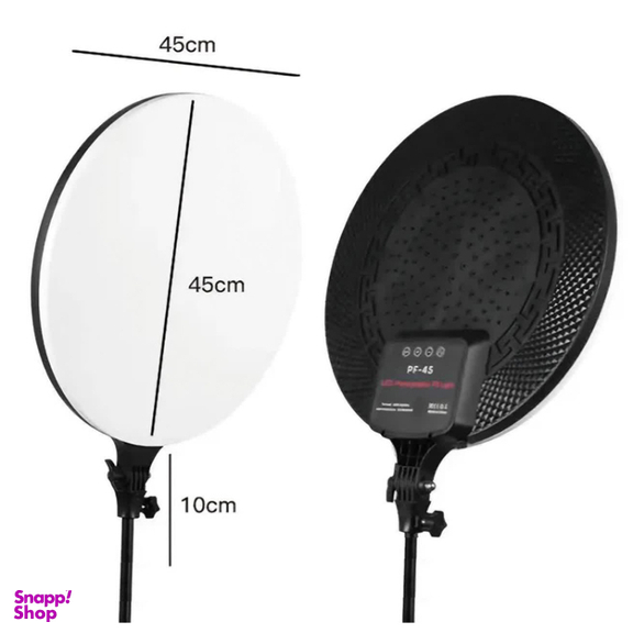 پنل نور ثابت سافت لایت مدل LED Photographic Fill Light PF45 به همراه سه پایه