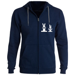 سویشرت زنانه طرح خرگوش کد F67 رنگ سرمه ای