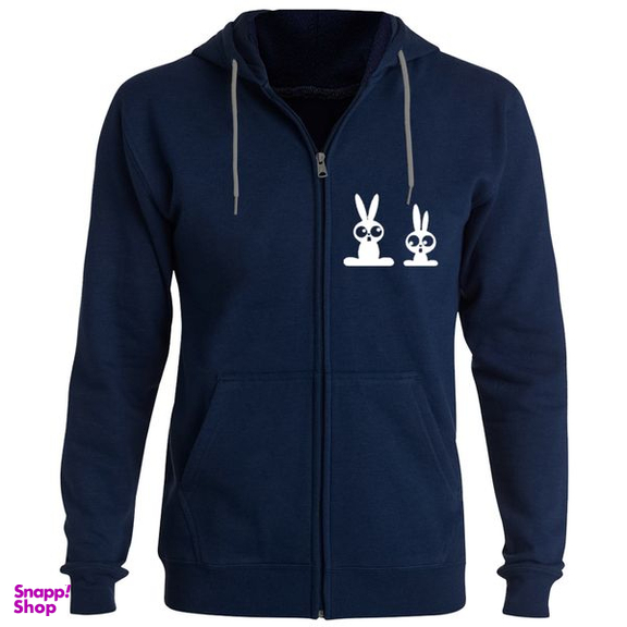 سویشرت زنانه طرح خرگوش کد F67 رنگ سرمه ای