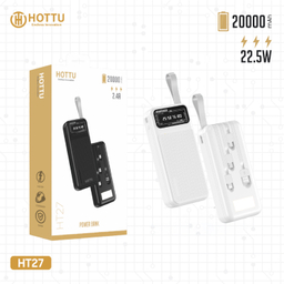 پاوربانک هوتو مدل HT27 ظرفیت 20000 میلی‌ آمپر ساعت