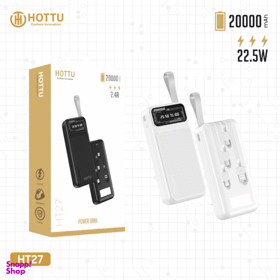 پاوربانک هوتو مدل HT27 ظرفیت 20000 میلی‌ آمپر ساعت