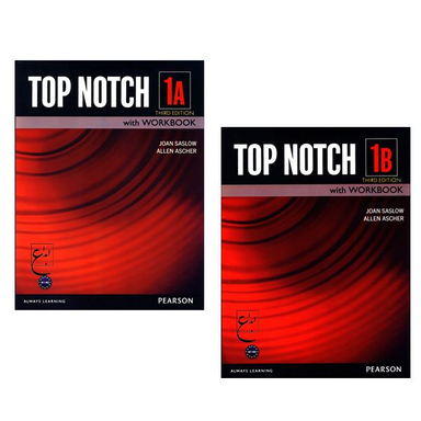 کتاب Top Notch 1A_1B Third Edition اثر جمعی از نویسندگان انتشارات ابداع 2 جلدی