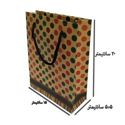 ساک هدیه مدل خال دار