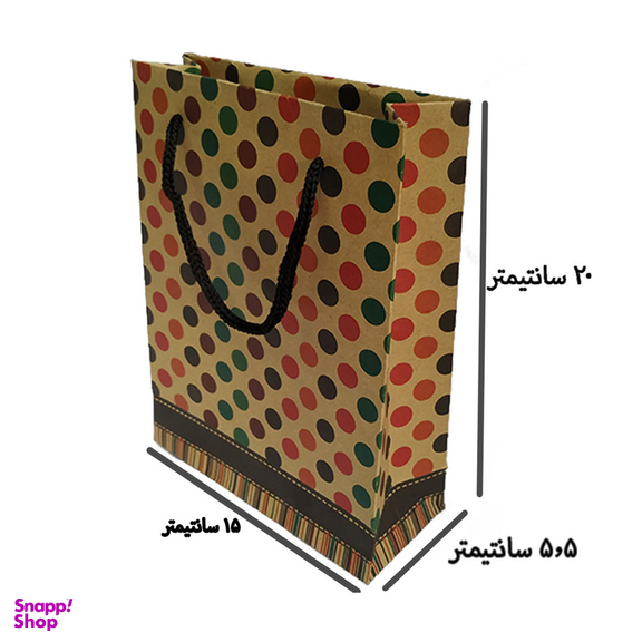 ساک هدیه مدل خال دار