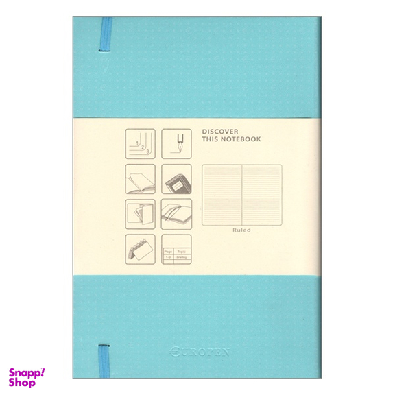 دفتر 110 برگ یوروپن مدل Hard Cover Notebook Medium