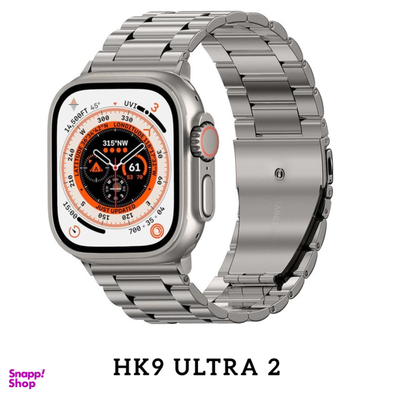 ساعت هوشمند HK9 Ultra2 نسخه GPT به همراه بند استیل