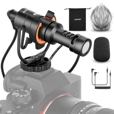 کیت میکروفون روی دوربین نیویر مدل CM14PRO Mini