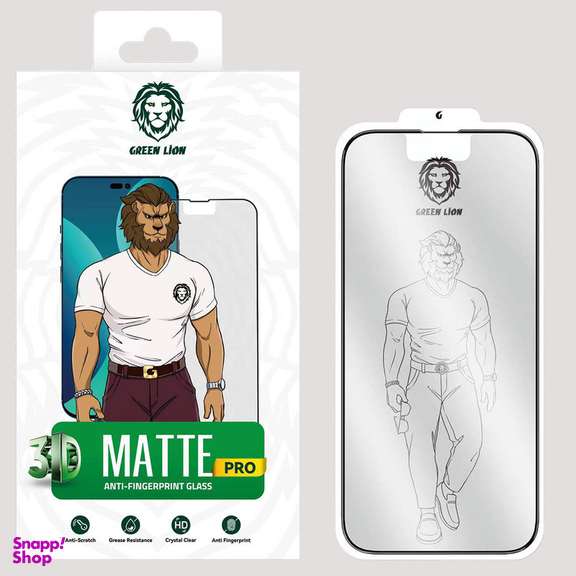 محافظ صفحه نمایش مات گرین مدل 3D Matte Pro مناسب برای گوشی موبایل اپل iPhone 14 Pro