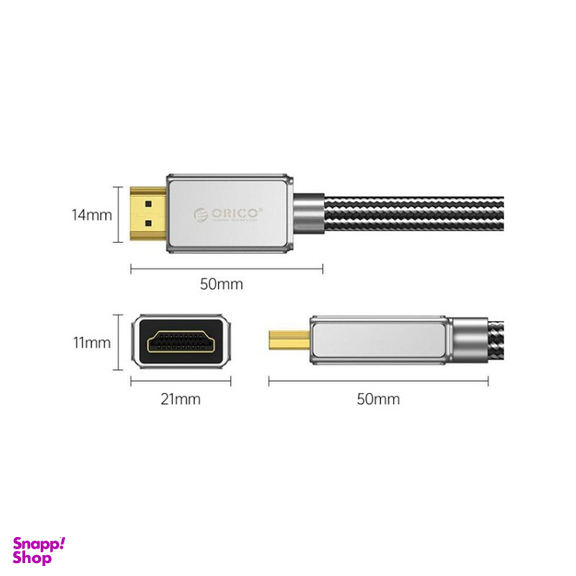 کابل HDMI اوریکو مدل H8AY-50 طول 5 متر