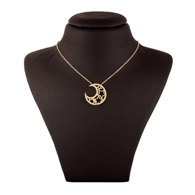 گردنبند طلا 18 عیار زنانه جواهری سون کد 2480