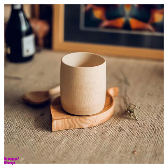 لیوان چوبی بامبو مدل سزار کد 160
