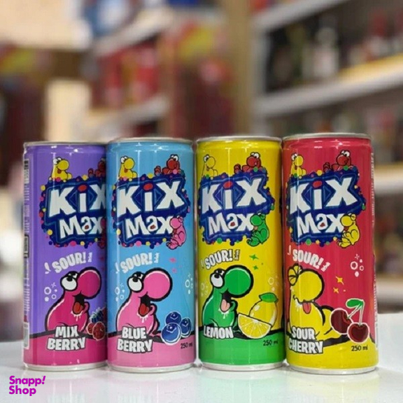 شربت کیکس مکس حجم 250 میلی لیتر بسته 4 عددی