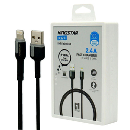 کابل تبدیل USB به لایتنینگ کینگ استار مدل K32i طول 1 متر