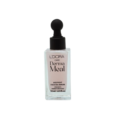 سرم ژل ضد چروک پوست صورت لدورا مدل Derma Meal حجم 30 میلی لیتر