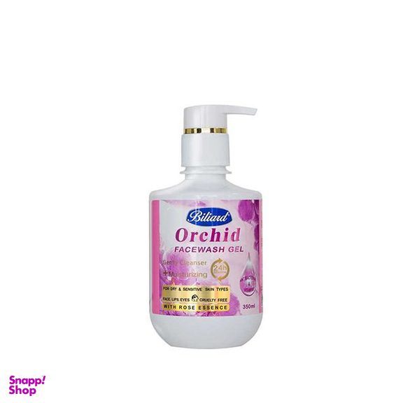 ژل شست و شوی صورت بیلیارد مدل عصاره گل ارکیده حجم 350 میلی لیتر