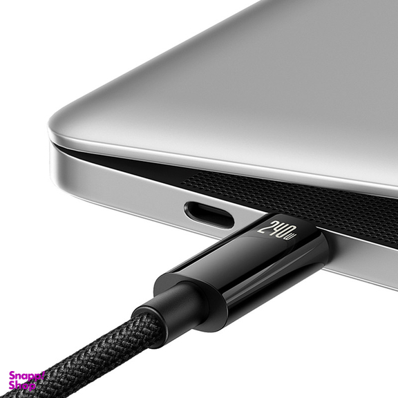 کابل تبدیل USB-C بیسوس مدل (TUNGSTEN GOLD (240W طول 2 متر