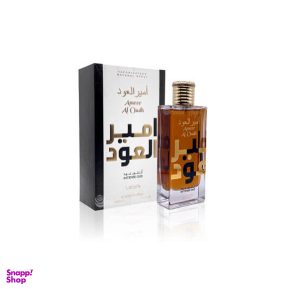 ادوپرفیوم مردانه لطافه مدل امیر ال عود اینتنس عود حجم 100 میلی لیتر