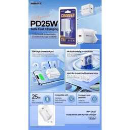 شارژر دیواری 25 وات ریمکس مدل A55 SUPERFAST