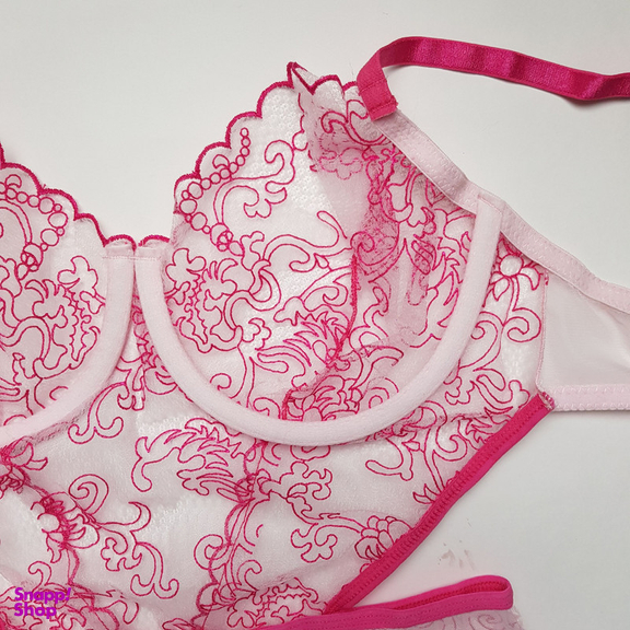 لباس خواب زنانه برتا مدل توری زنانه 2300OZM