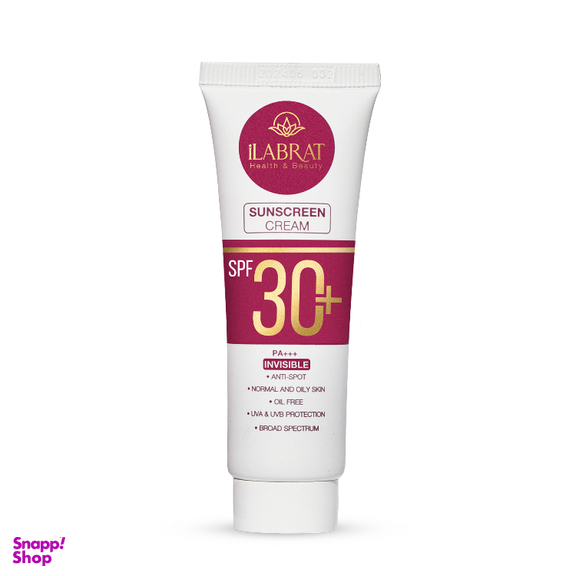 کرم ضد آفتاب بی رنگ ایلابرت مدل SPF30 plus حجم 40 میلی لیتر