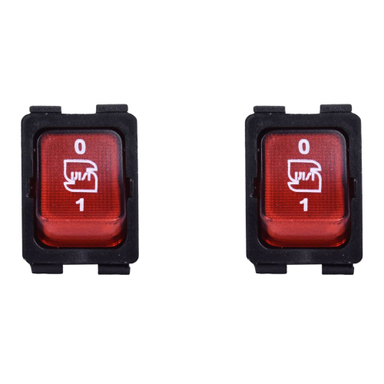 کلید صفر و یک خیام الکتریک مدل KH8019 مجموعه 2 عددی