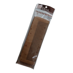 شانه چوبی دنده ریز بدون دسته رز می کد 6688
