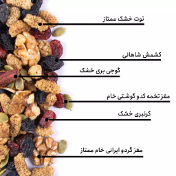مخلوط آجیل آنتی اکسیدان بارجیل