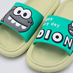 دمپایی زیتون مدل داینو کد 4752 رنگ سبز