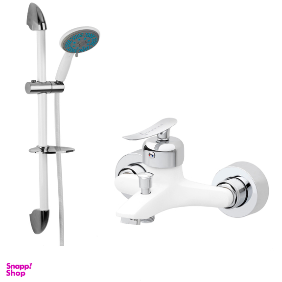 شیر حمام حکمت نشان مدل چکاوک کد SK به همراه علم دوش