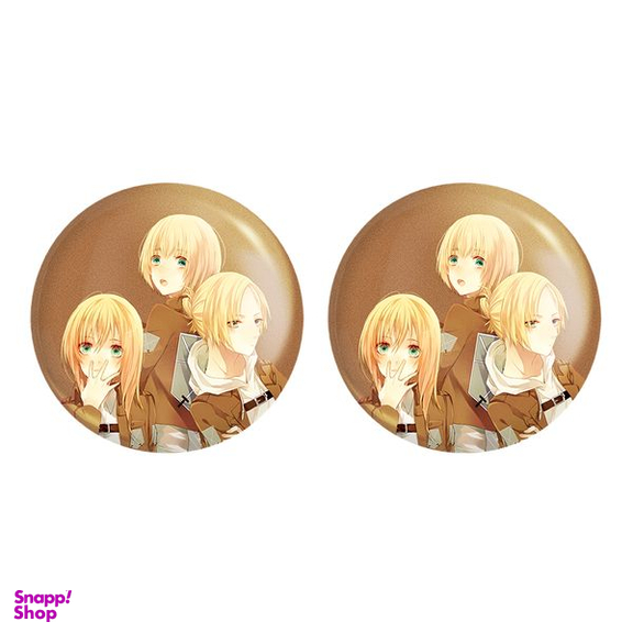 پیکسل خندالو مدل هیستوریا و ارمین و آنی انیمه اتک آن تایتان کد 11056 به همراه مگنت