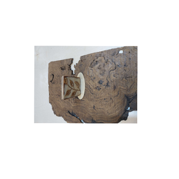 استند چوبی منبت کاری مدل برگ کد SI003