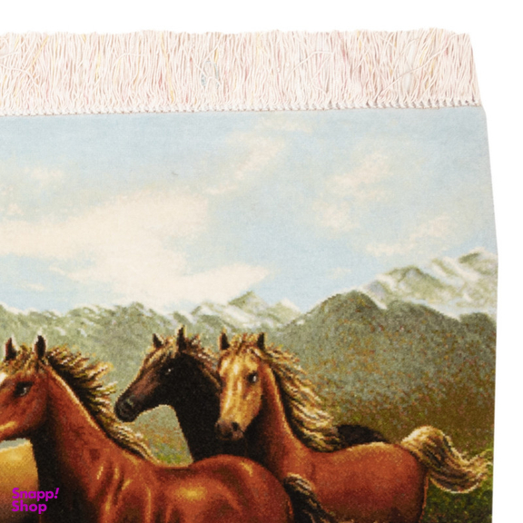 فرش دستباف دیوارکوب سی پرشیا مدل گله اسب کد 903366 سایز 123×56 سانتی متر