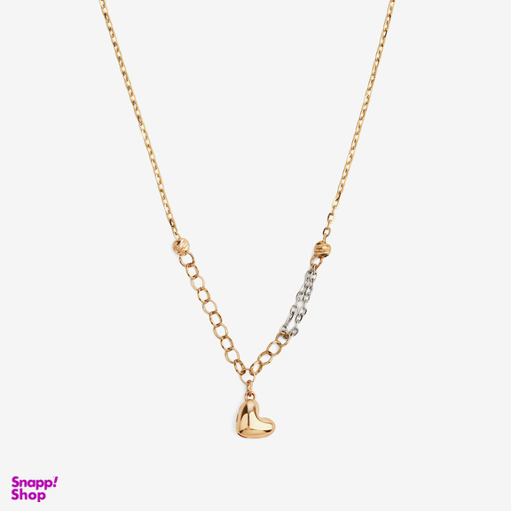 گردنبند طلا 18 عیار زنانه با زنجیر حلقه ای (فلامینگو) سین سان مدل A100