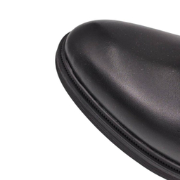 نیم بوت طبی مردانه چرم ریباری مدل Z11 رنگ مشکی