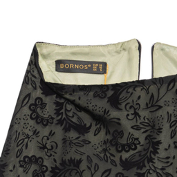 دامن زنانه برنس کد 20103 رنگ مشکی سبز