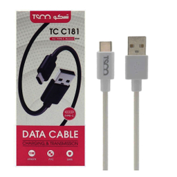 کابل تبدیل USB به USB-C تسکو (Tsco) مدل Tc181 به طول 1m
