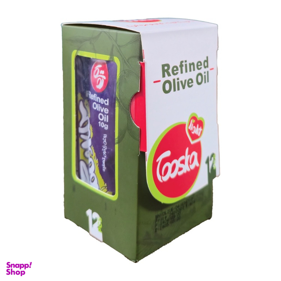 روغن زیتون پالایش شده توسکا وزن 10 گرم بسته 12 عددی