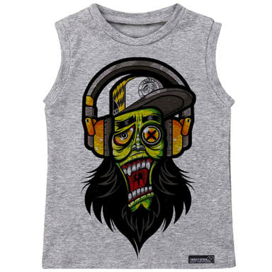 تاپ دخترانه 27 مدل Headphone Zombie کد MH450