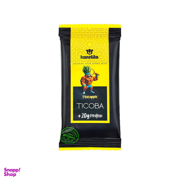 میکس پروتئین بار موز و توت فرنگی و قهوه و آناناس کنلیتا وزن 50 گرم بسته 12 عددی