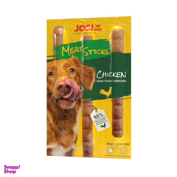 تشويقی مدادی سگ جوسرا طعم مرغ بسته ۳ عددی