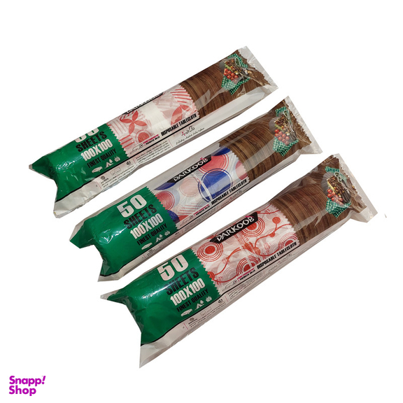 سفره یکبار مصرف دارکوب مدل Sh1538.3 بسته ۳ عددی