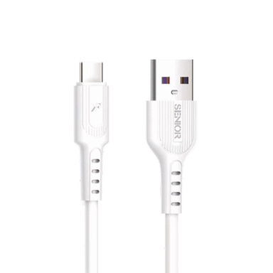 کابل دیتا USB به Type-C کی اف-سنیور کد KF Senior S21-T طول 1 متر