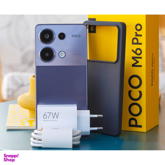 گوشی موبایل شیائومی مدل Poco M6 Pro دو سیم کارت ظرفیت 512 گیگابایت و رم 12 گیگابایت