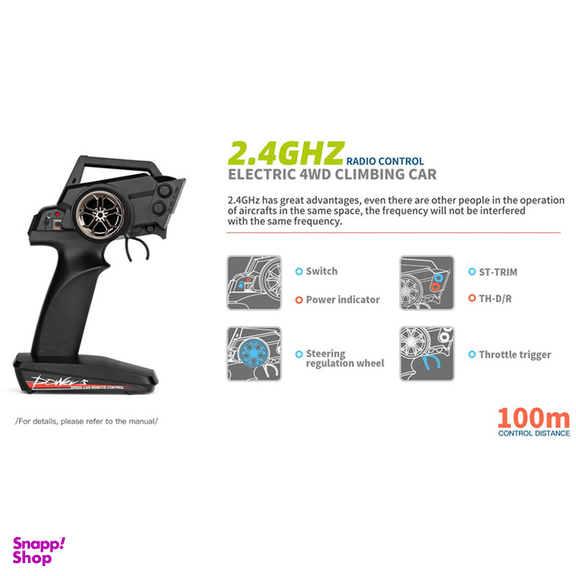 ماشین بازی کنترلی دبلیو ال تویز مدل GoolRC 144002 RC Car