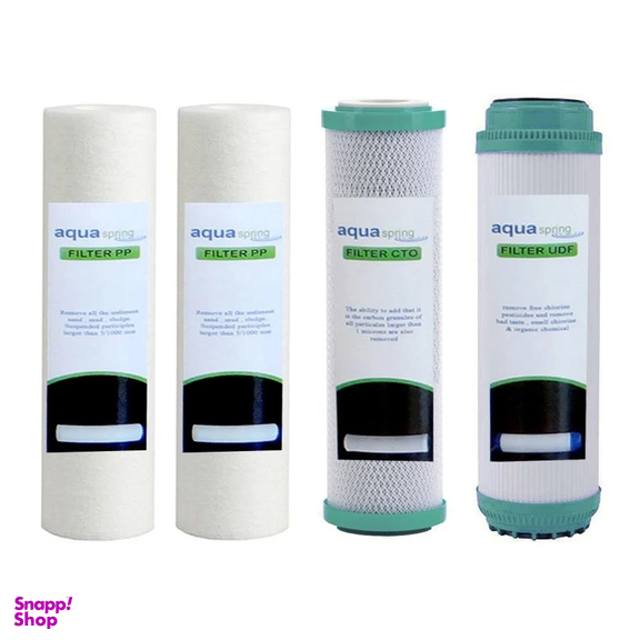 دستگاه تصفیه کننده آب آکوآ اسپرینگ مدل UF-SF3800 به همراه 4 عدد فیلتر دستگاه تصفیه آب کد 01