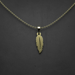 گردنبند طلا 18 عیار زنانه مدوپد مدل پر کد PP2-1-1192